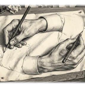 It is as if the theory of evolution says: "Life created the conditions for life." It is as if the theory of evolution says:
"Life created the conditions for life."